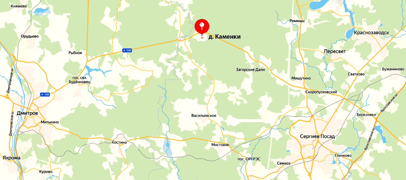 Топографическая съёмка в д. Каменки, Сергиево-Посадский городской округ