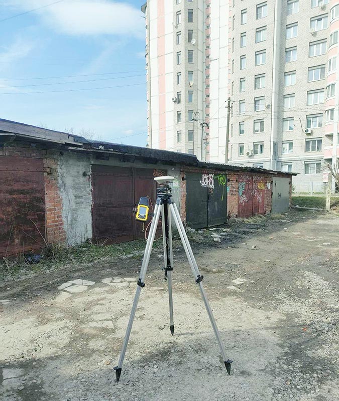 Топографическая съемка для регистрации земельного участка под гаражом в Сергиевом Посаде